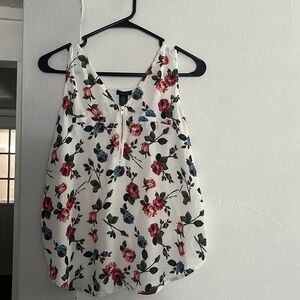 Light and airy floral tank top